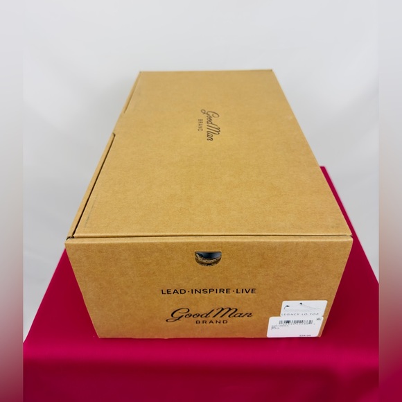 Good Man Brand Legacy Lo Top Black & White Neoprene & Leather Sneakers M… - Picture 10 of 10